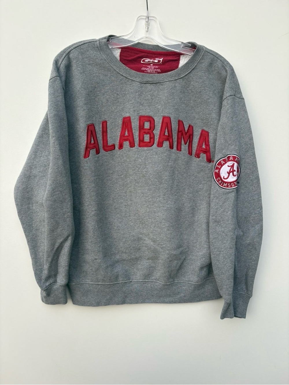 Vintage Alabama Grey Crewneck Spellout Sweatshirt